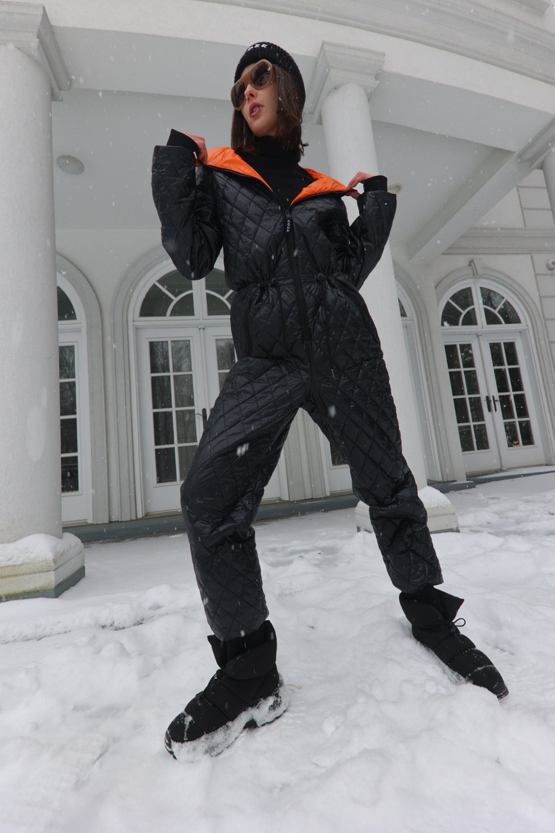 COZE Insulated Jumpsuit with Orange Lining