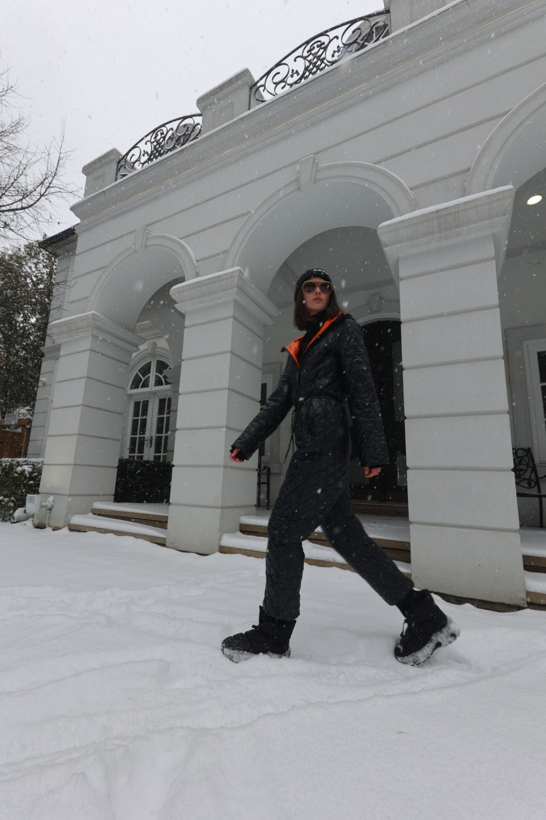 COZE Insulated Jumpsuit with Orange Lining